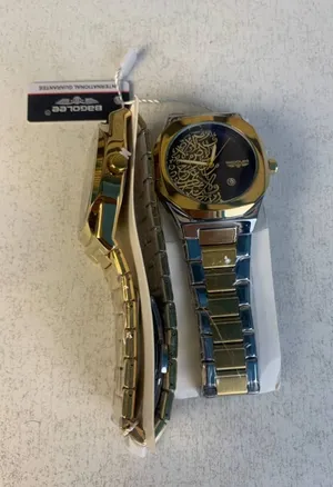 Montre Élégante avec Cadran en Calligraphie Arabe (3D Relief) - ساعة يد كلاسيكية بالخط العربي ثلاثي