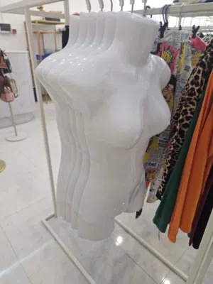 نصف منكان جسم للعرض لون أبيض Half body-can for display white color