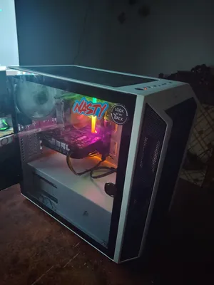 كيسة كمبيوتر ألعاب ومونتاج White Edition (بحالة الزيرو)