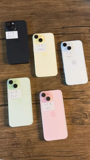 عرض الاثرياء موبايل iPhone 15 128GB بحال الوكاله مدخل خط وجميع الاجهزه بطاريات اصليه غير مرفوعه