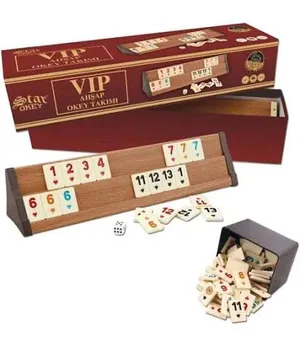 طقم رومي خشبي فاخر VIP vip wooden rummy set