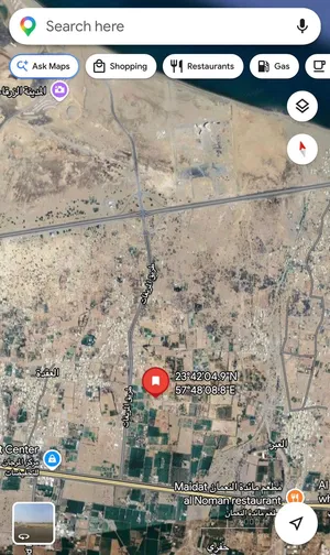 للبيع أرض زراعية مميزة جدًا للاستراحات في بركاء – العقدة