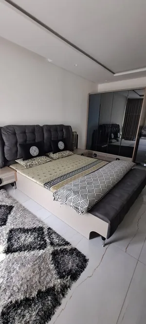 King Size Bed (Black) For Sale! Includes 2 Cupboards and 2 Side Tables & Dressing Table!
