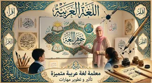 معلمة لغة عربية