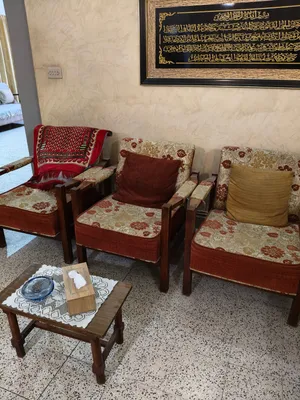 طخم قنفات + كراسي /2 + سيت طبلات