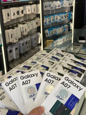 Samsung Galaxy A07 128gb/4ram جديد مسكر بالكرتونة كفالة الوكيل الرسمي Bms