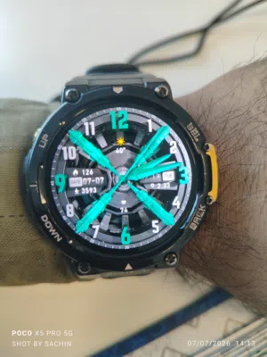 used AMAZFIT TREX 2 48mm watch with charger excellent condition.