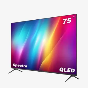 شاشة 75 انش QLED جي جارد سبيكترا + سمارت مع كفالة الوكيل وقاعده جداريه بأفضل سعر بالمملكه