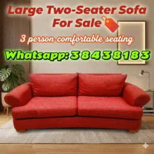 Two-Seater Sofa Large (Home/Office), check description