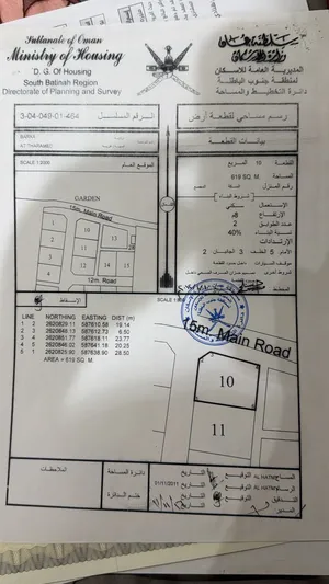 ارض كورنر مميزة مفتوحه من ثلاث جهات للبيع حي العزة الثرامد