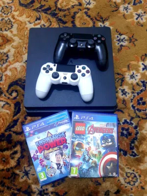 جهاز PS4 SLIM بمواصفات رائعة جداً تلقوهن في الوصف