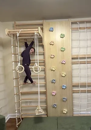 ids indoor Jungle gym /العاب رياضيه منزليه للاطفا