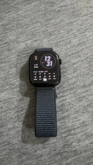 Apple watch series 10 aluminium 46mm black GPS  ابل واتش الجيل العاشر المنيوم اسود