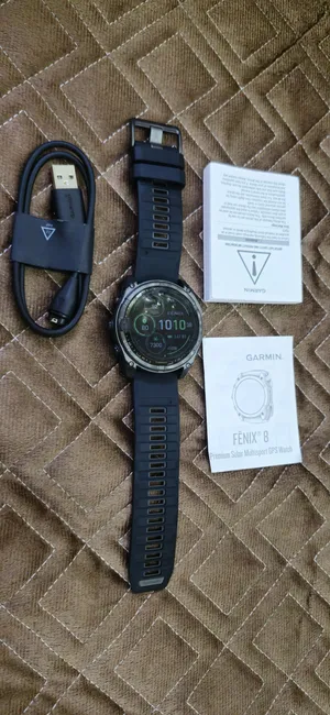 للبيع ساعة Garmin FĒNIX 8 Solar قياس 51 ملم