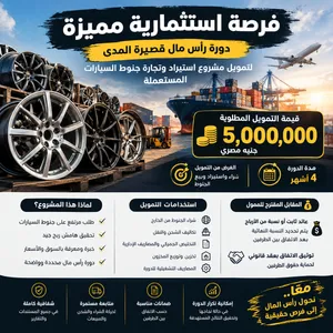 مطلوب شريك ممول لدورات استيرادية لمشروع قائم بالفعل