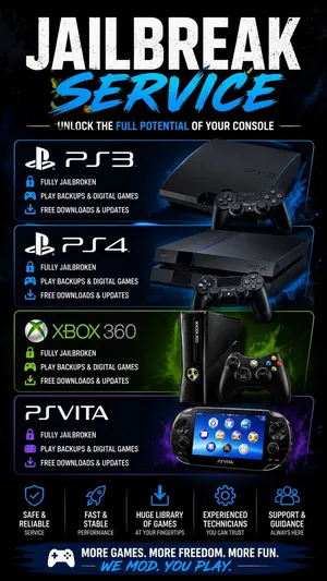 jailbreak service for all consoles