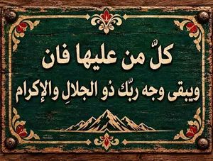 لوحات خشبية وديكورات جدارية بعبارات مميزة للبيع