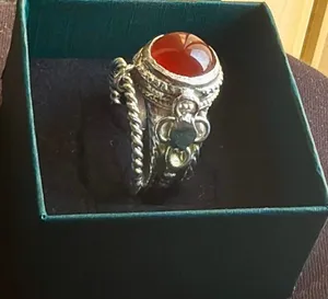 خاتم فضه صياغه يدوية عمانيه