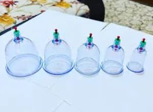 طقم كاسات حجامه طبيه مع الشفاط