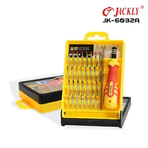 طقم مفكات JAKEMY JK-6032-A دقيق 32 قطعة لصيانة الموبايل واللابتوب