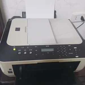 طابعة كانون فيها فاكس وماسح ضوئي طباعه ونسخ،حبر اصلي جديد غير مستعمل معها سي دي البرنامج الخاص فيها