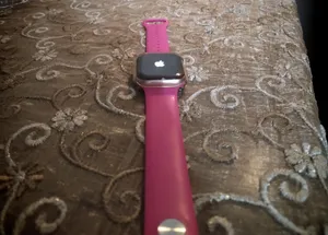 Apple series 6 pink color with a case