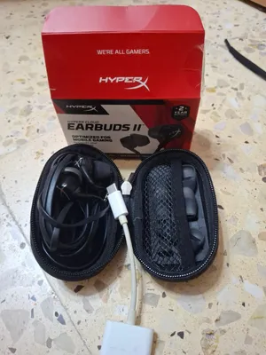 سماعة HyperX للبيع – شبه جديدة سماعة HyperX بحالة ممتازة جدًا، مستعملة استعمال خفيف وشبه جديدة.