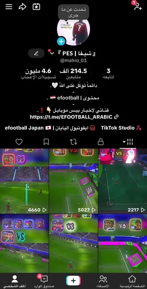 حساب تيك توك