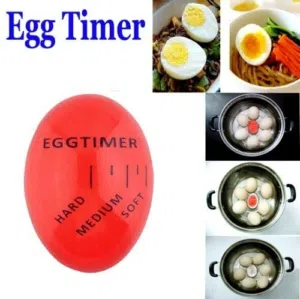 Egg timer indicator soft-boiled display egg cooked degree mini egg boiler