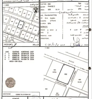 Residential Land for Sale in Muscat Al Mawaleh