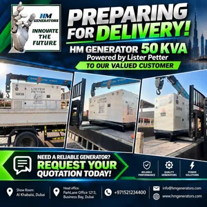 Diesel Generators 10–3000 kVA & Lighting Towers 5–10 kVA HM Generators مولدات ديزل من 10 إلى 3000