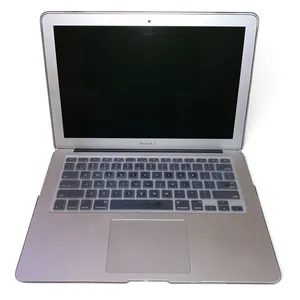 MacBook Air 2017 ماكبوك آير شد شركة بدون فتح مع كفر شفاف وغطاء كيبورد وشاحن أصلي