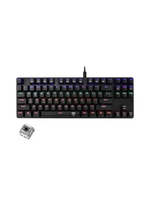 T-DAGGER TGK313 BORA Rainbow TKL Gaming Mechanical Keyboard  black Switch
