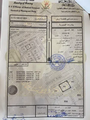 ارض سكني تجاري على الشارع العام المودي من العنينن إلى الدريز