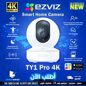 كاميرا ايزفيز دقة عالية وتصوير واضح EZVIZ TY1 Pro 4K Smart Home Camera