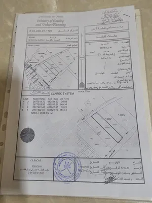 مزرعة للبيع في ولاية صحم ف موقع قريب من الشارع العام وقريبة من منطقة سكنية ومباشرة بعد بوابة صحار