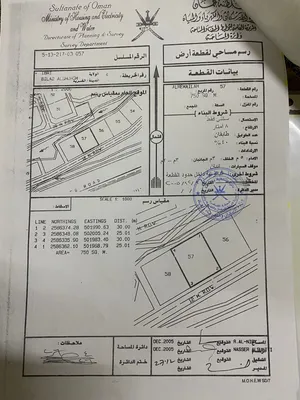 أرض سكنيه في بلاد الشهوم / الرميلة