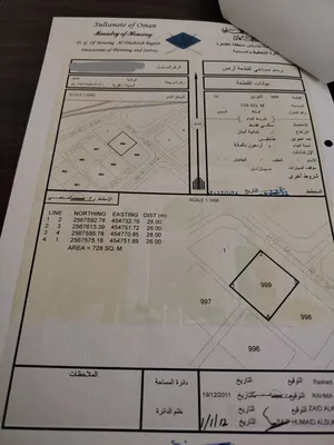 Residential Land for Sale in Al Dhahirah Ibri