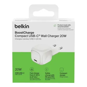 Belkin BoostCharge Compact Usb-C Wall Charger 20W