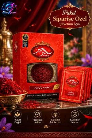 Saharkhiz Markalı Negin Safran 2024 Üretimi 500 Gram