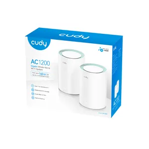 راوتر كودي M1300 (عبوتين) AC1200 واي فاي جيجابت نظام Mesh