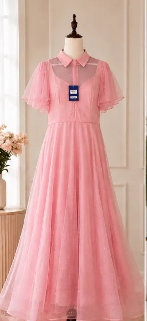 Brand new Turkish pink dress size 44