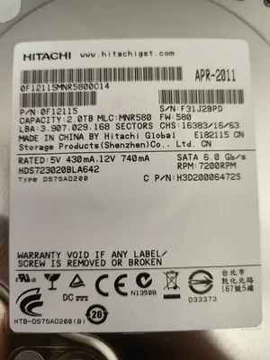 2TB, 3TB Hard Disk