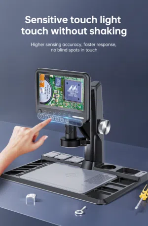 مايكروسكوب مع شاشة 7 انش ذات تقنية عالية جدا 7 Full Focus HD Electronic Microscope