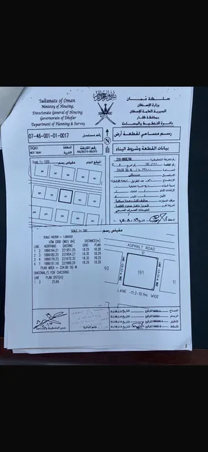 ارض سكنيه للبيع في طاقه مسموح بناء 4 محلات وشقق