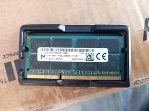 Micron 16GB DDR3L SO-DIMM laptop memory module (part number MT16KTF2G64HZ-1G6A1) rated at 1600MHz.