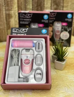 براون شحن 4 رؤوس ماكينة إزالة الشعر النسائية ENZO لجميع مناطق الجسم نظام شحن ماكينه ازالة الشعر