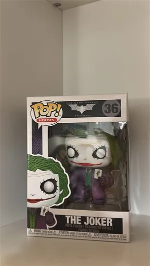 Funko pop the joker ( the dark knight )  فانكو بوب جوكر نسخة دارك نايت