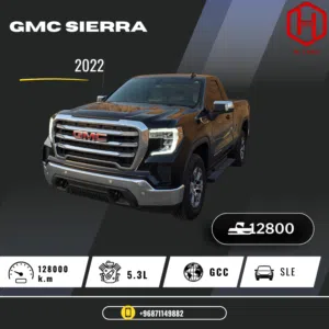 GMC Sierra SLE oman car under warranty 2022 / جمس سيرا وكالة عمان ضمان الوكالة