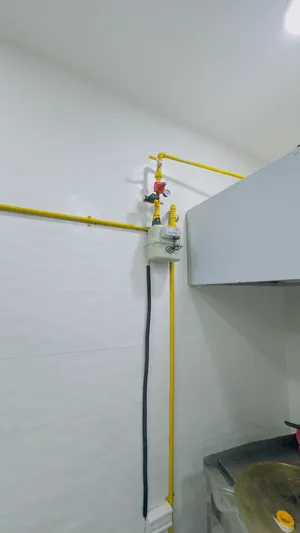 Kitchen Gas Pipe Line installation تركيب خط أنابيب غاز المطبخ